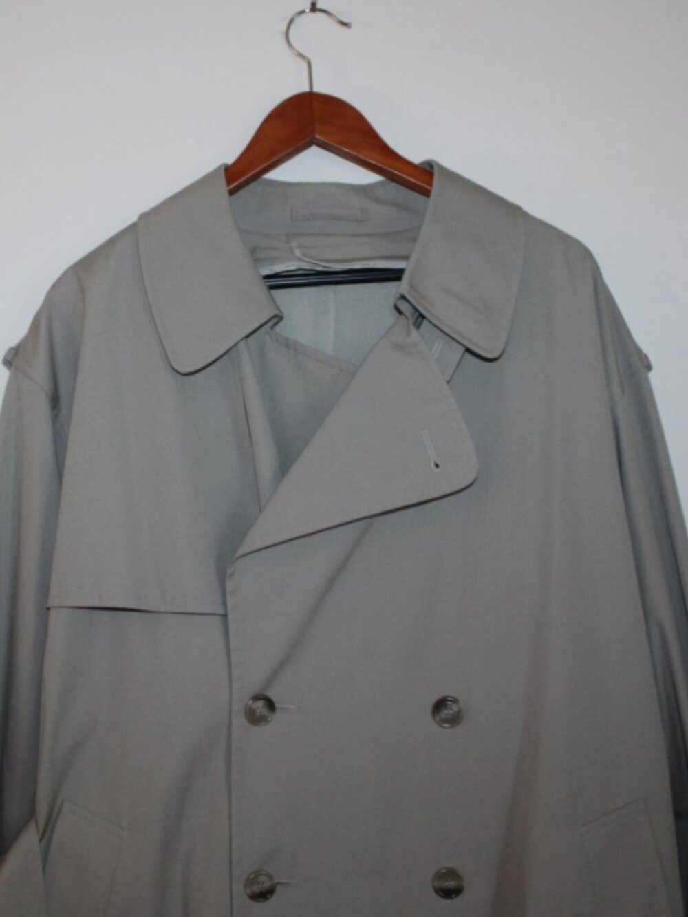 London Fog Limited Edition Camel Trench Coat with Zip-Out Liner 42 SHT Vintage
